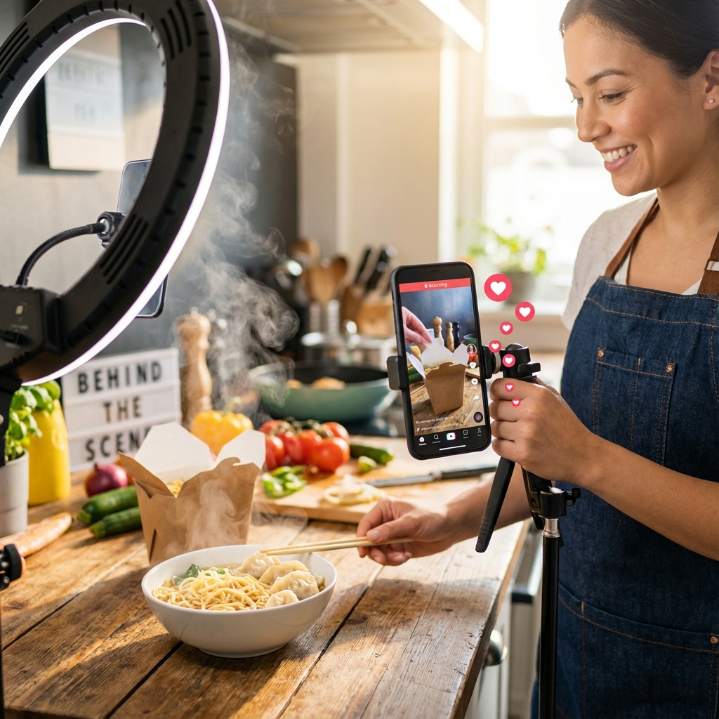 Food Delivery App Goes Viral with TikTok Influencer Strategy